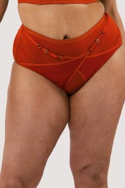 Best Sale โ๏ธ Playful Promises New In Eddie Red Crossover Wrap High Waist Brief ๐ 19 Playful Promises New In Eddie Red Crossover Wrap High Waist Brief