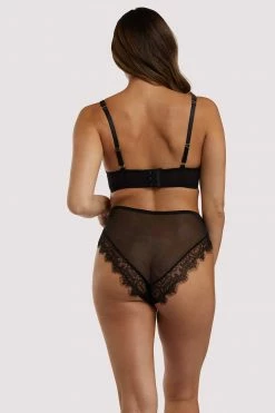 Playful Promises Melina Black Highwaist Brief