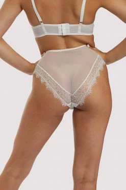 Playful Promises Melina Ivory Highwaist Brief Free Sexy Summer Brief