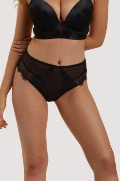 Playful Promises Melina Black Highwaist Brief