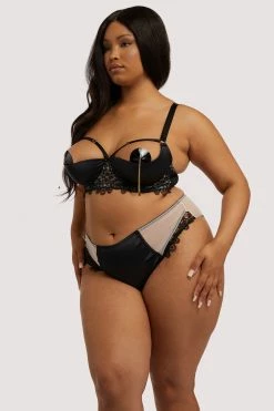 Playful Promises Anaise Black Quarter Cup Bra