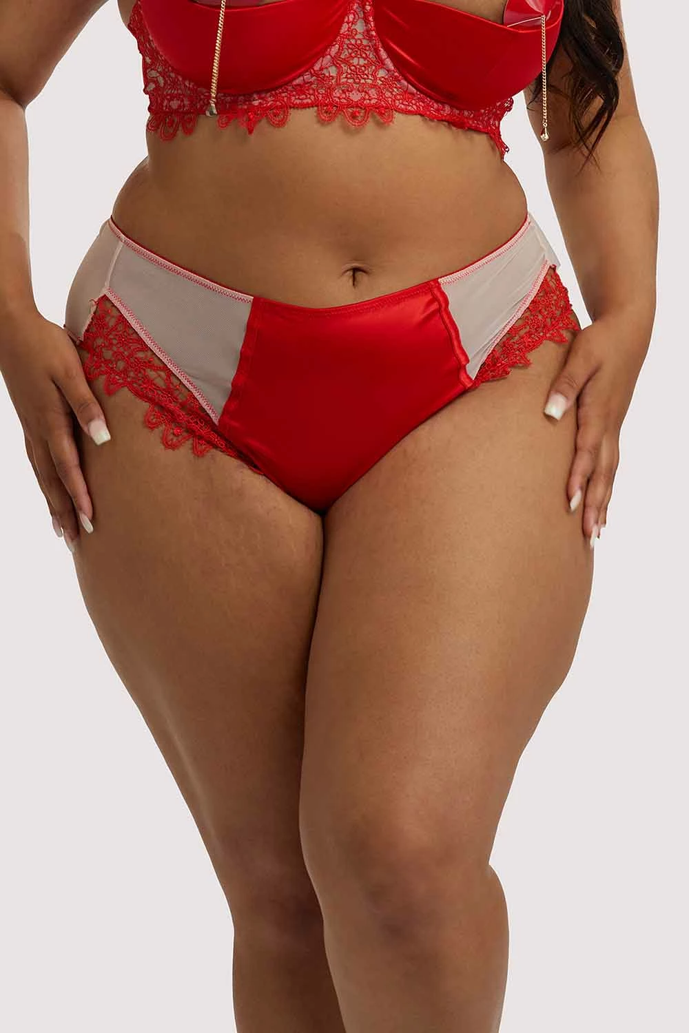 New โจ Playful Promises New In Anaise Red Highwaist Brief ๐ 3 Playful Promises New In Anaise Red Highwaist Brief