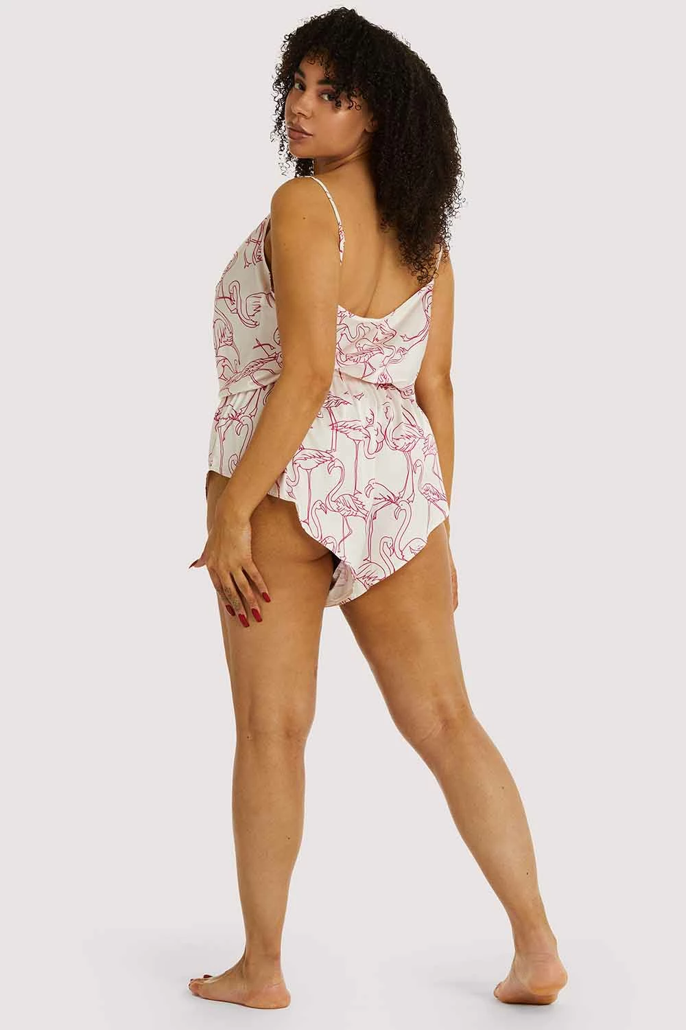 Budget 🌟 Kilo Brava Nightwear Pink Flamingo Playsuit 💯 6 Kilo Brava Nightwear Pink Flamingo Playsuit