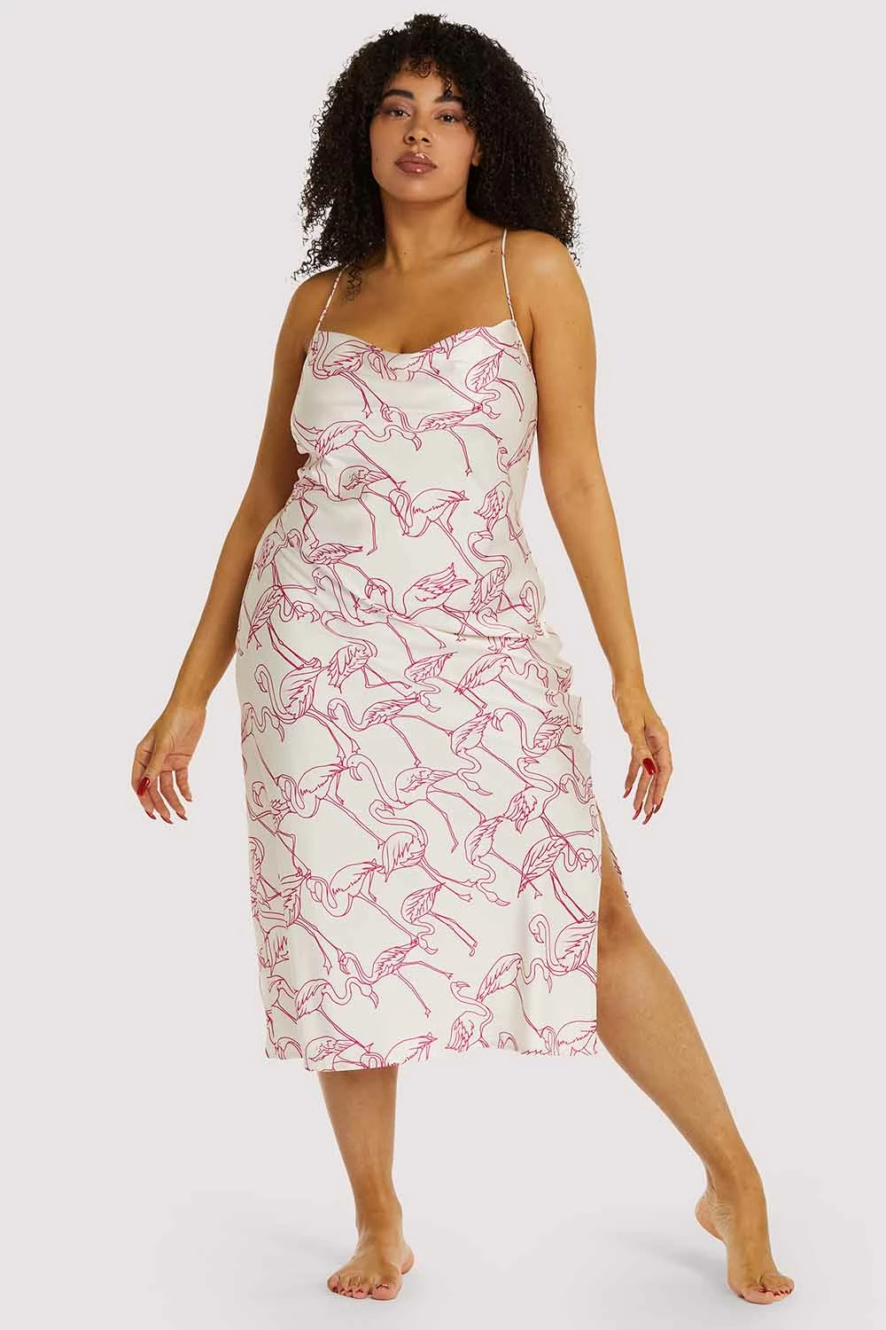 Coupon ❤️ Kilo Brava Nightwear Pink Flamingo 👗 Dress ❤️ 5 Kilo Brava Nightwear Pink Flamingo Dress