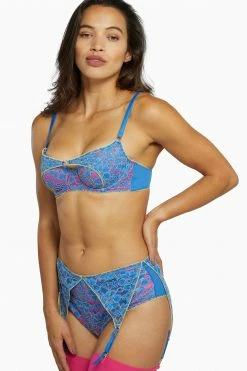 Regalia Aviyah Contrast Lace Panelled Bra
