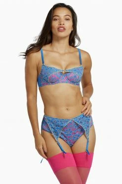Regalia Aviyah Contrast Lace Panelled Bra