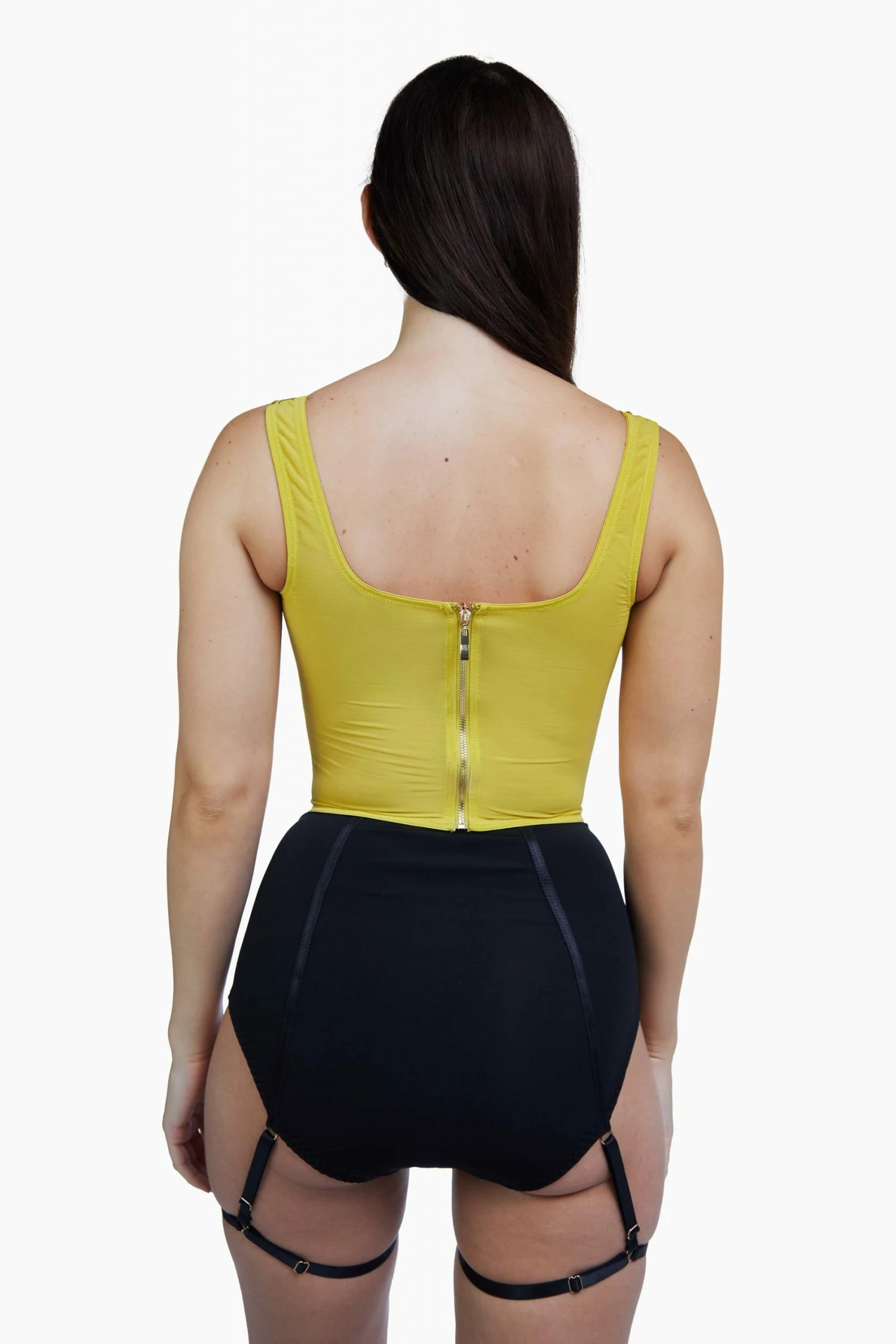 Cheapest ๐ Regalia Bobbi Panelled Basque Mustard ๐คฉ 4 Regalia Bobbi Panelled Basque Mustard