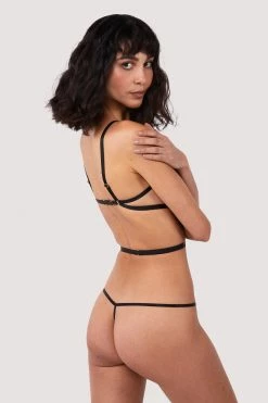 Wolf & Whistle New In Rylee Black Wired Cut Out Body