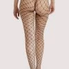 Bettie Page Lingerie Hosiery Fence Net Tights - Black US 4 - 18
