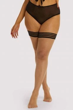 Playful Promises Snake Hold-up Stockings