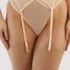 Playful Promises New In Nola Toffee Diamante Studded Suspender