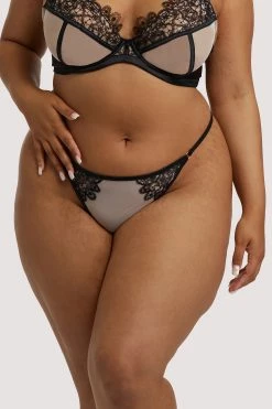 Playful Promises Anaise Black Thong Knickers