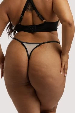 Playful Promises Anaise Black Thong Knickers