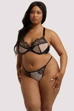 Playful Promises Anaise Black Thong Knickers