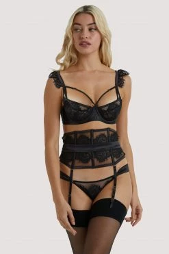 Playful Promises Anneliese Black Lace Waspie