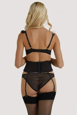 Discount 😀 Playful Promises Anneliese Black Lace Waspie 💯 14 Playful Promises Anneliese Black Lace Waspie