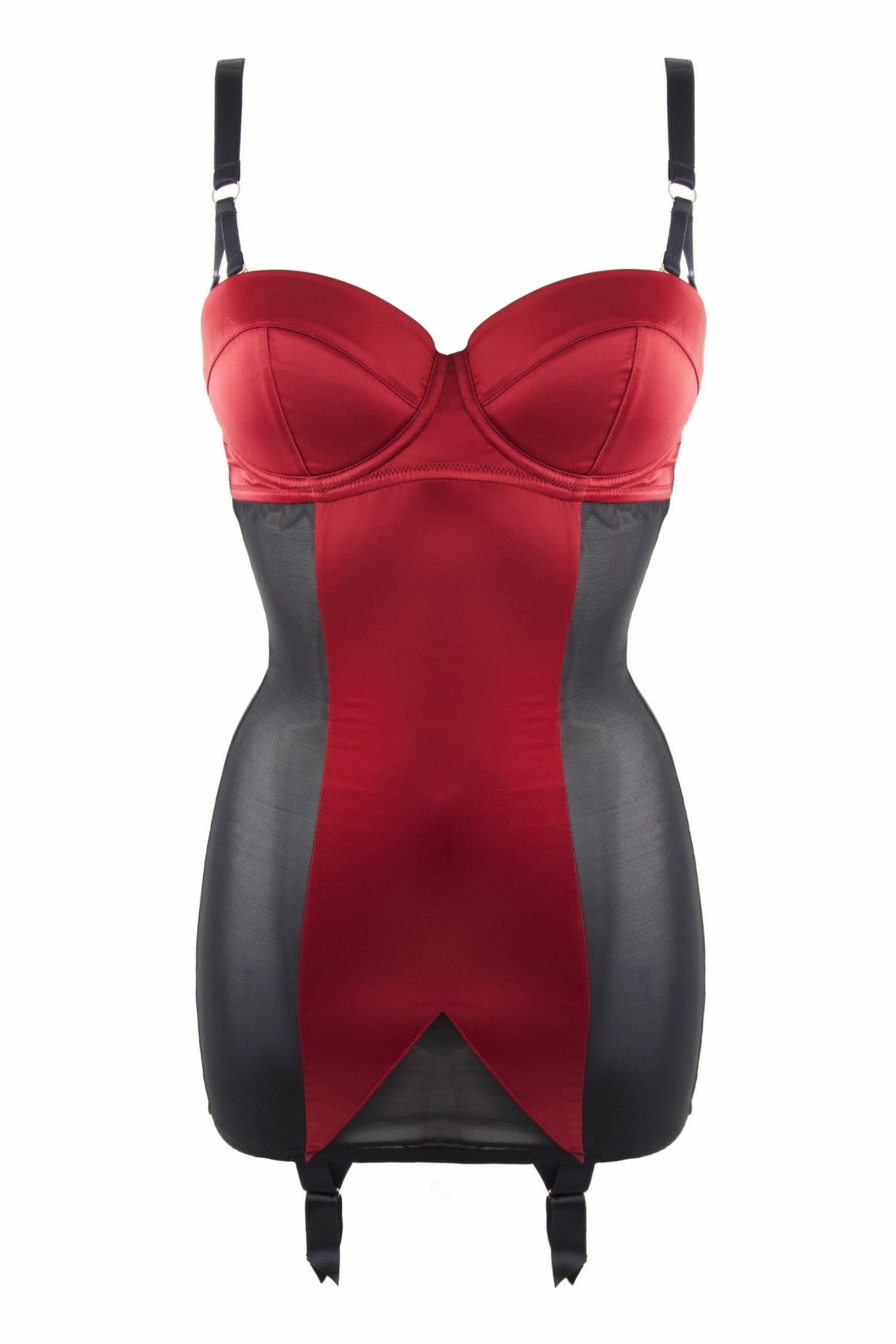 Best Pirce 🔔 Bettie Page Lingerie Black/Red Shaping Corselette 🤩 4 Bettie Page Lingerie Black/Red Shaping Corselette