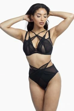 Scantilly By Curvy Kate Black Magic High Waist Brazilian