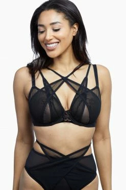 Scantilly By Curvy Kate Black Magic High Waist Brazilian