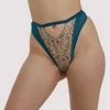 Scantilly By Curvy Kate New In Sex Education High Waisted Thong Teal