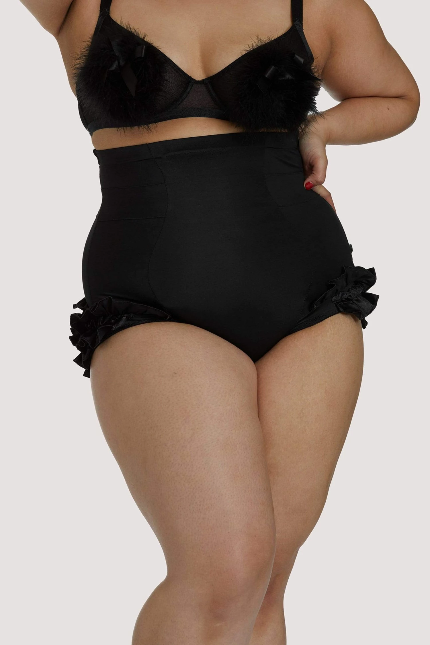 Outlet ✔️ Kiss Me Deadly Knickers Retro Classics Rufflebutt High Waist Knicker 🤩 2 Kiss Me Deadly Knickers Retro Classics Rufflebutt High Waist Knicker