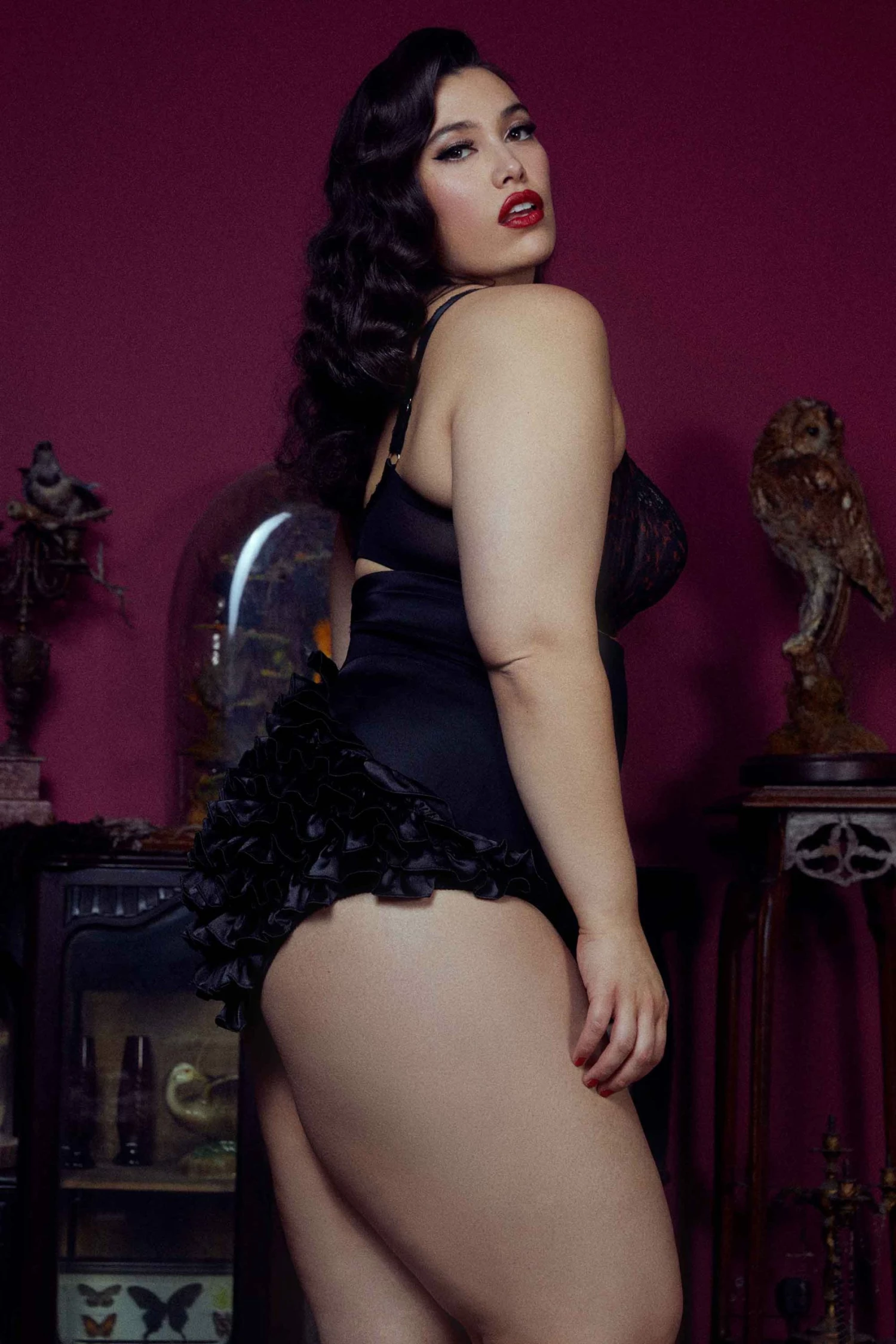 Outlet ✔️ Kiss Me Deadly Knickers Retro Classics Rufflebutt High Waist Knicker 🤩 6 Kiss Me Deadly Knickers Retro Classics Rufflebutt High Waist Knicker