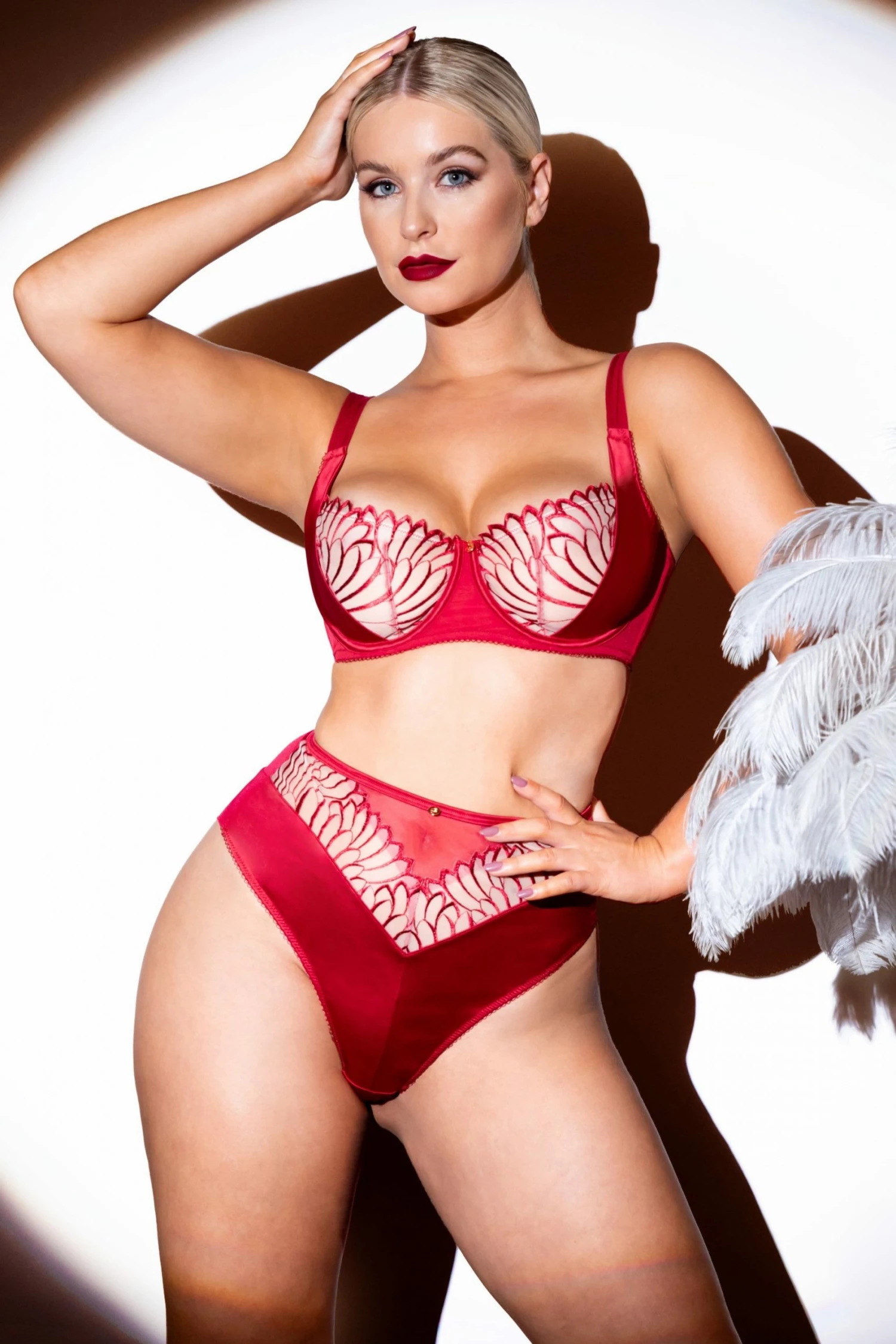 Buy ✔️ Scantilly By Curvy Kate Fallen Angel Red Balcony Bra Bras 👍 6 Scantilly By Curvy Kate Fallen Angel Red Balcony Bra Bras