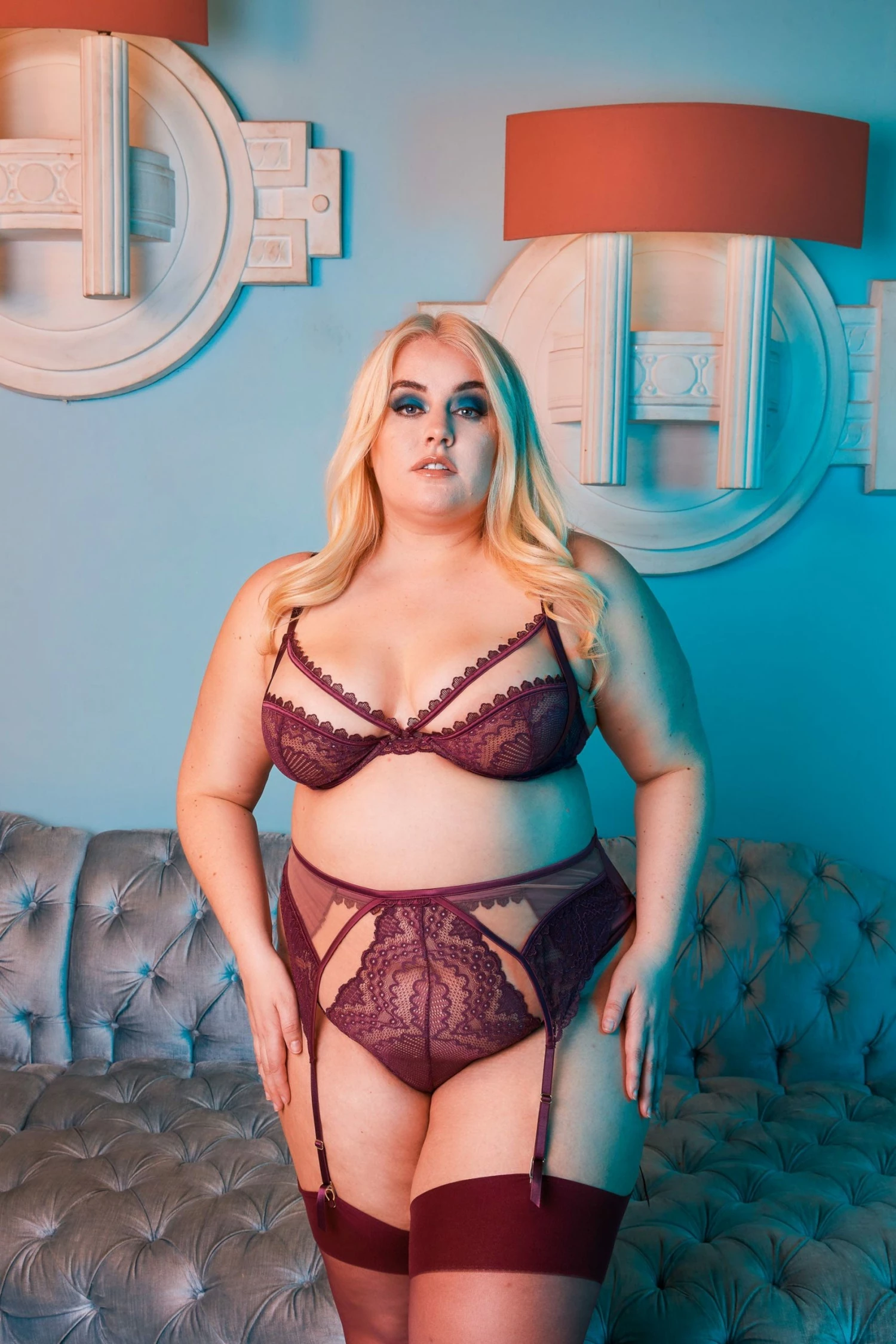 Cheapest โค๏ธ Felicity Hayward X PP Astrid Merlot Lace And Trim Cut Out Suspender New In ๐ 6 Felicity Hayward X PP Astrid Merlot Lace And Trim Cut Out Suspender New In