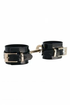 Soft Paris Dahlia Patent Leather Handcuffs