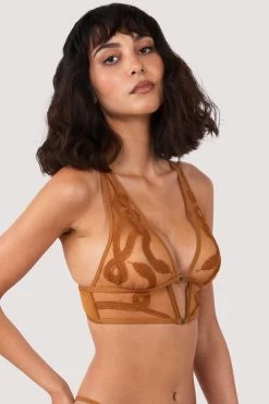 Thistle And Spire New In Medusa Liquid Gold Bralette