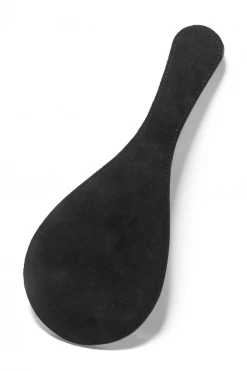 Coco De Mer Black Leather Round Paddle