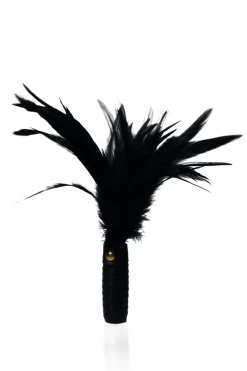 Coco De Mer New In Black Leather Feather Tickler