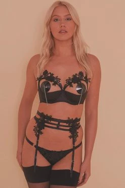 Outlet 🎁 Playful Promises Virginia Guipure Quarter Cup Bra ❤️ 18 Playful Promises Virginia Guipure Quarter Cup Bra