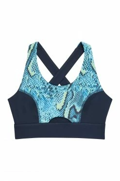 Wolf & Whistle Cross Back Bra Snake Activewear