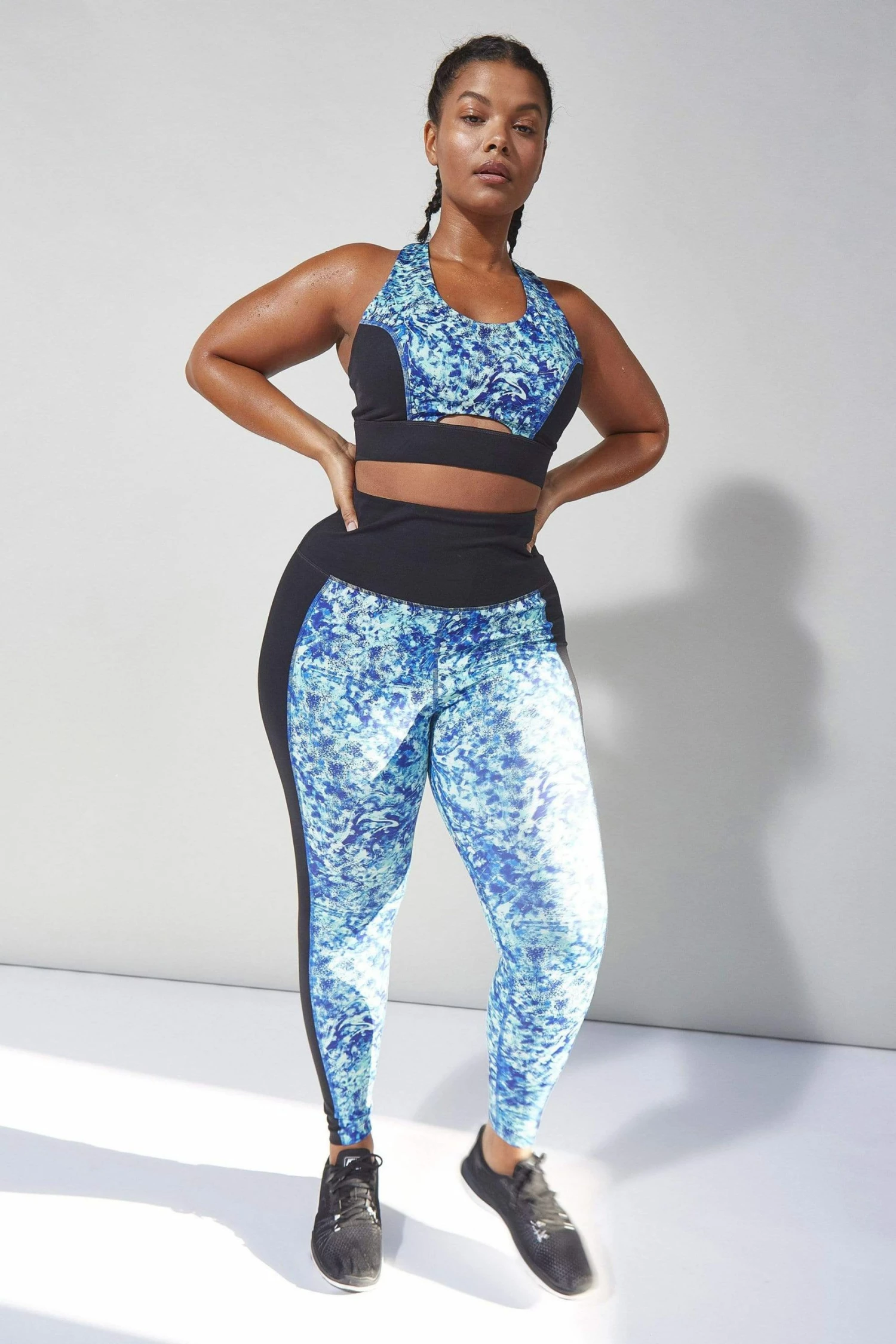 Coupon 🔥 Wolf & Whistle Curve Abstract Leggings 😀 1 Wolf & Whistle Curve Abstract Leggings