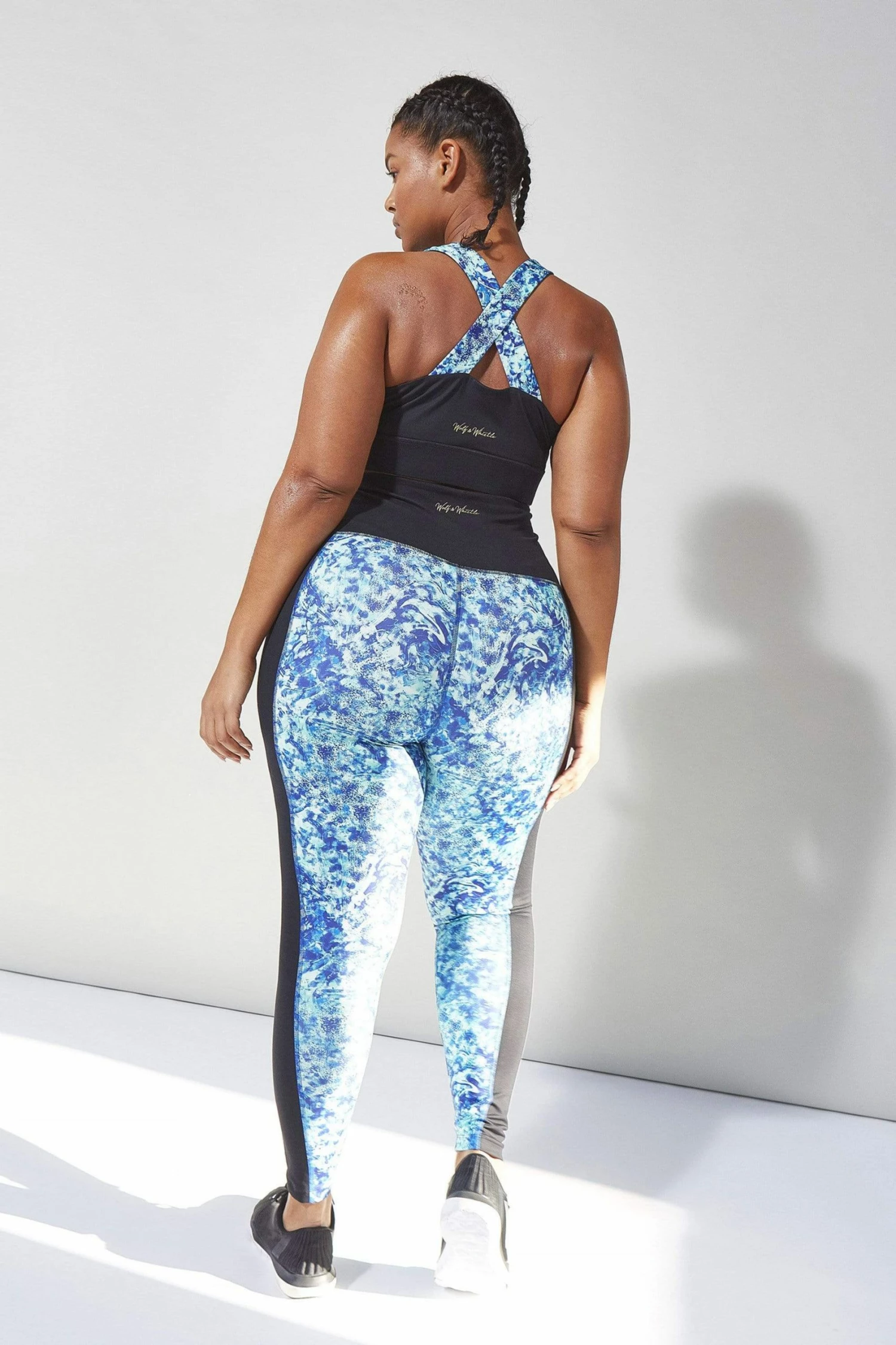 Coupon 🔥 Wolf & Whistle Curve Abstract Leggings 😀 2 Wolf & Whistle Curve Abstract Leggings