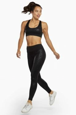 Wolf & Whistle Wet Look Leopard Back High Waist Leggings