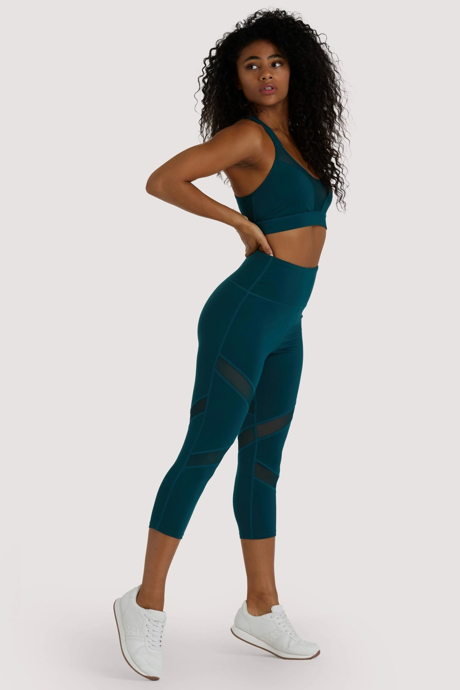 Best Sale ๐ฅฐ Wolf & Whistle Teal Crop Legging Activewear โ 2 Wolf & Whistle Teal Crop Legging Activewear