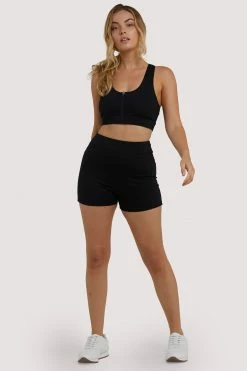 Wolf & Whistle Activewear Black Shorts