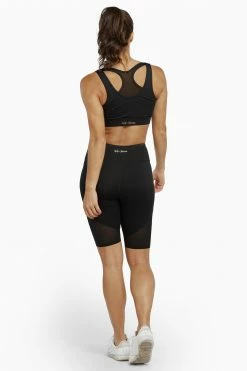 Wolf & Whistle Activewear Cycling Shorts With Mesh Panel