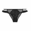 Wolf & Whistle Abi Black Lace Cut Out Brief Outlet