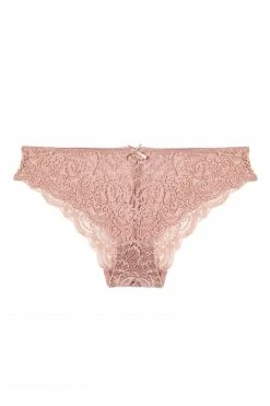 Wolf & Whistle New In Ariana Ash Rose Lace Brief