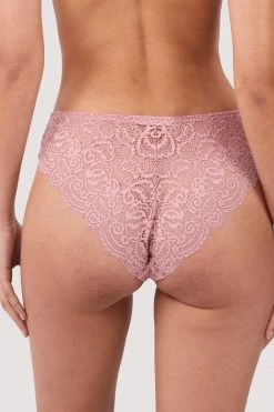 Wolf & Whistle New In Ariana Ash Rose Lace Brief
