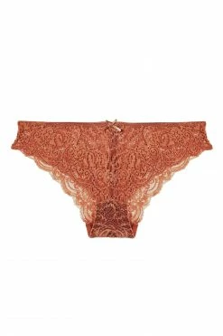 Wolf & Whistle Ariana Ginger Lace Brief New In
