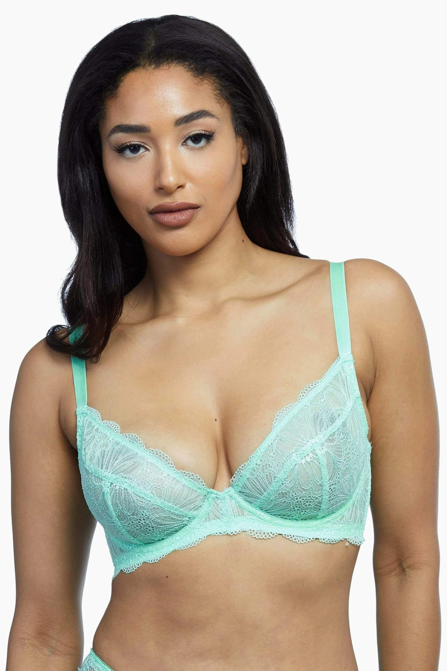 Buy 🎁 Wolf & Whistle Ariana Mint Everyday Lace Bra 🔔 3 Wolf & Whistle Ariana Mint Everyday Lace Bra