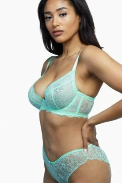 Buy 🎁 Wolf & Whistle Ariana Mint Everyday Lace Bra 🔔 12 Wolf & Whistle Ariana Mint Everyday Lace Bra