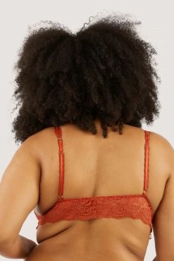 Wolf & Whistle Ariana Ginger Lace Bralette