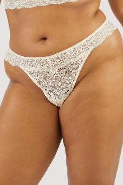 Flash Sale ๐ Wolf & Whistle New In Ariana Vanilla Lace Thong ๐ 11 Wolf & Whistle New In Ariana Vanilla Lace Thong