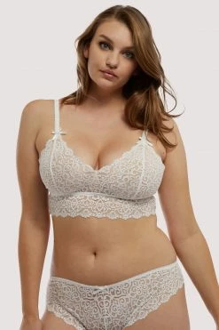 Wolf & Whistle New In Bras Ariana Ivory Everyday Lace Bralette