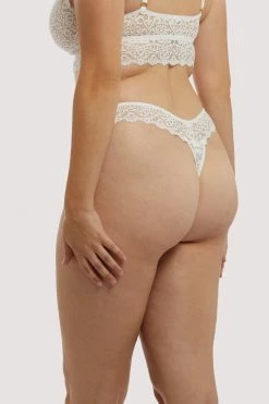 Best Sale βοΈ Wolf & Whistle Knickers Ariana Ivory Everyday Lace Thong π 14 Wolf & Whistle Knickers Ariana Ivory Everyday Lace Thong
